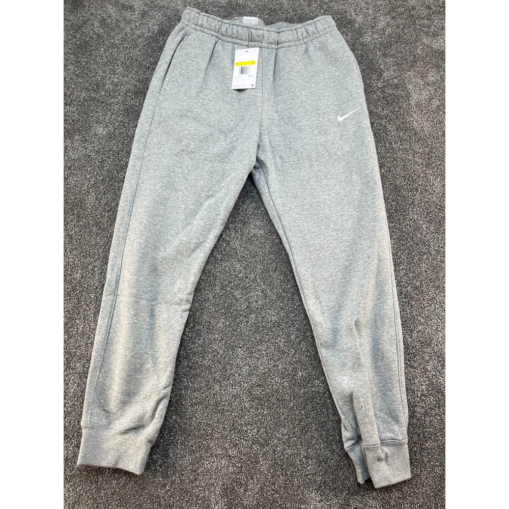 Nike Club Men's Training Joggers CJ1616-063 GREY SMALL **Hole in leg**‎ see pics